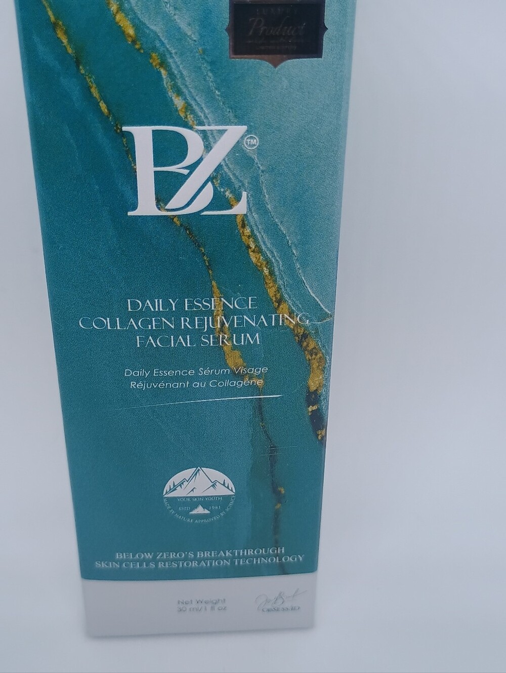 Below Zero Daily Essence Collagen Rejuvenating Facial Serum - NIP